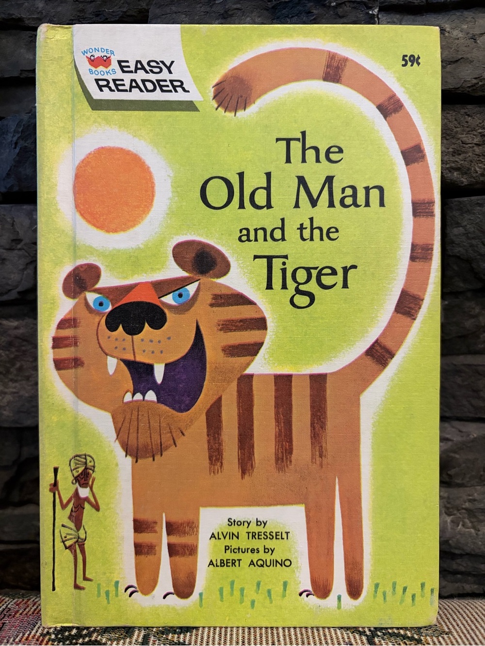 The Old Man and the Tiger by Alvin Tresselt - Wonder Books Easy Reader
